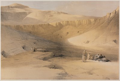 Egipto y Nubia, Volumen II: Entrada a las Tumbas de los Reyes de Tebas, Bab-El-Malouk de Louis Haghe