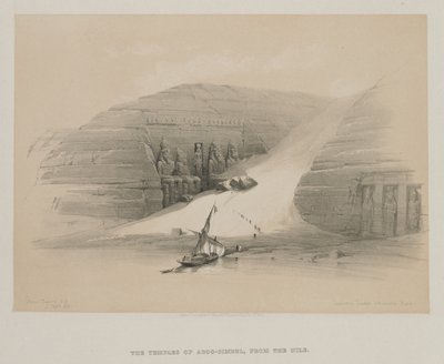 Egipto y Nubia, Volumen II: Templos excavados de Abu Simbel, Nubia de Louis Haghe