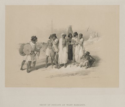 Egipto y Nubia, Volumen II: Grupo de nubios-Wady Kardasey de Louis Haghe