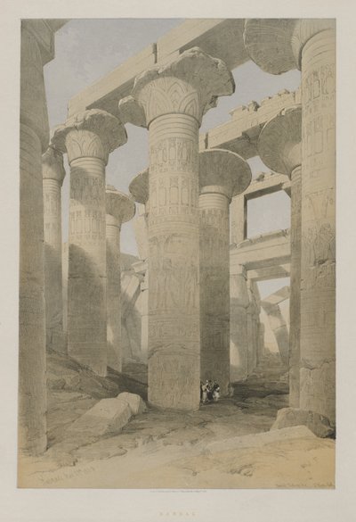 Egipto y Nubia, Volumen II: Karnac de Louis Haghe