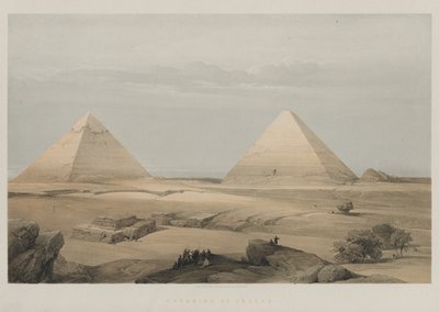 Egipto y Nubia, Volumen II: Pirámides de Geezeh de Louis Haghe