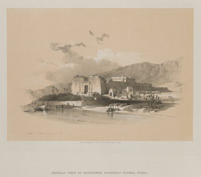 Egipto y Nubia, Volumen II: Templo de Kababshe, Nubia de Louis Haghe