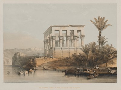 Egipto y Nubia, Volumen II: El Templo Hypaethral en Philae, llamado el Lecho del Faraón de Louis Haghe