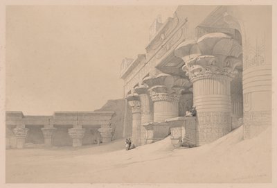 Egipto y Nubia: Volumen I - No. 10, Edfou de Louis Haghe