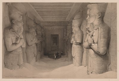 Egipto y Nubia: Volumen I - No. 14, Interior del Templo Aboo Simbel de Louis Haghe