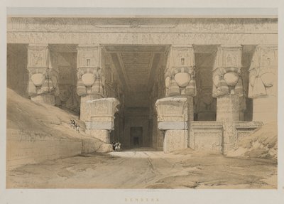 Egipto y Nubia, Volumen I: Dendera de Louis Haghe