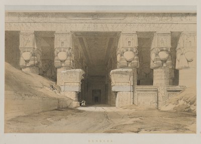 Egipto y Nubia, Volumen I: Dendera, 1847 de Louis Haghe