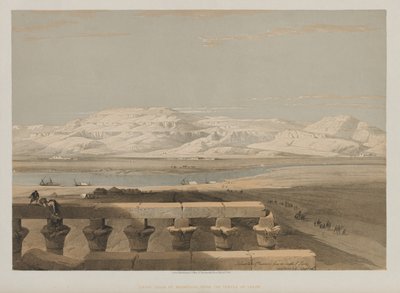 Egipto y Nubia, Volumen I: Cadena de montañas de Libia, del Templo de Luxor de Louis Haghe