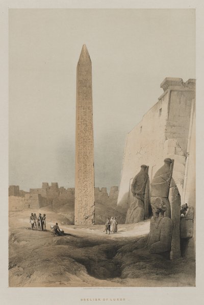 Egipto y Nubia, Volumen I: Luxor, 1846 de Louis Haghe