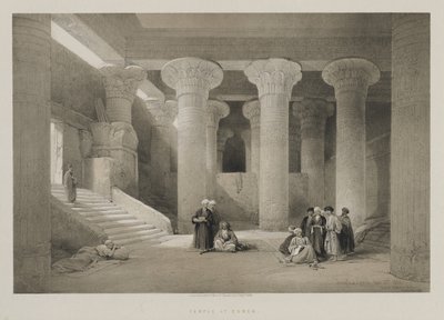 Egipto y Nubia, Volumen I: Templo de Esneh de Louis Haghe