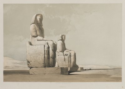 Egipto y Nubia, Volumen I: Tebas, 1846 de Louis Haghe