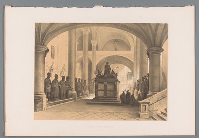 Tumba de Maximiliano I en Innsbruck Tombeau de Maximilien I à Inspruck (título sobre objeto) de Louis Haghe