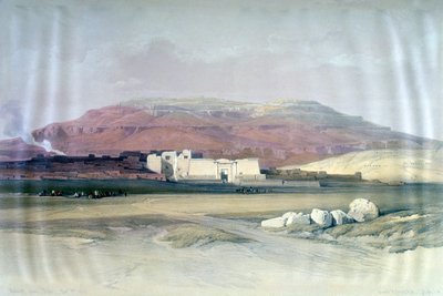Medinet Abou, Tebas, 8 de diciembre de 1832, Egipto, siglo XIX de Louis Haghe