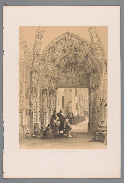 Portal de la Iglesia de Nuestra Señora en Nuremberg Portail de l
