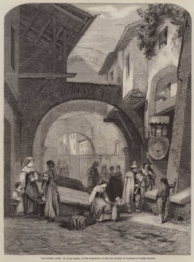 El gueto, Roma de Louis Haghe