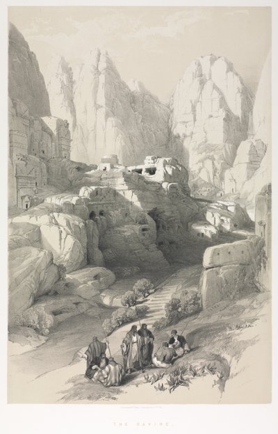 Tierra Santa, Siria, Idumea, Arabia, Egipto y Nubia: Petra de Louis Haghe
