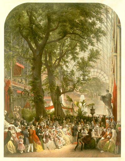 Transepto del Palacio de Cristal, 1851 de Louis Haghe