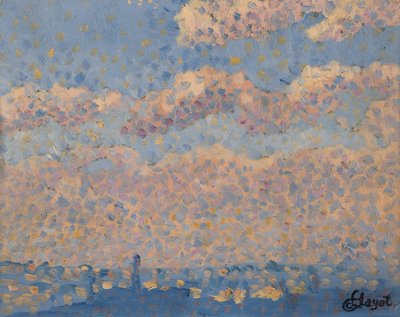 Cielo sobre la ciudad de Louis Hayet