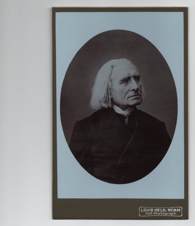 Franz Liszt (1811-1886) (1880, fotografía) de Louis Held