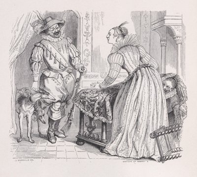 La caza de Las obras completas de Béranger, 1836 de Louis Henri Brevière, Cesar Auguste Hebert