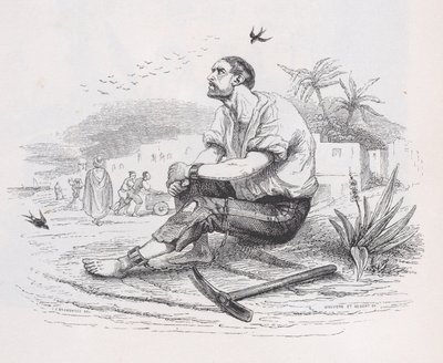 Las golondrinas de Las Obras Completas de Béranger, 1836 de Louis Henri Brevière, Cesar Auguste Hebert