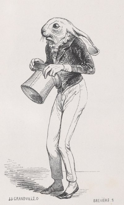 Su hijo, que se parecía a él en todos los aspectos... de Escenas de la vida privada y pública..., ca. 1837-47 de Louis Henri Brévière
