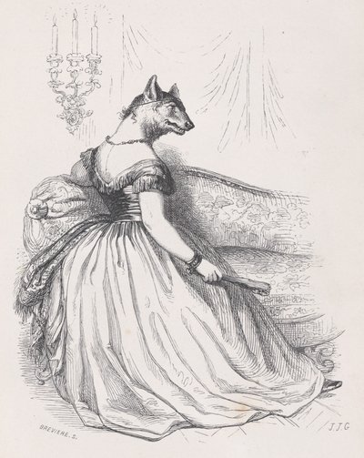 Ahora, entiendo a la loba madre de Roma de Escenas de la vida privada y pública..., ca. 1837-47 de Louis Henri Brévière