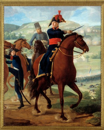 Retrato ecuestre del General Louis Marie Turreau de Garambouville de Louis Hersent