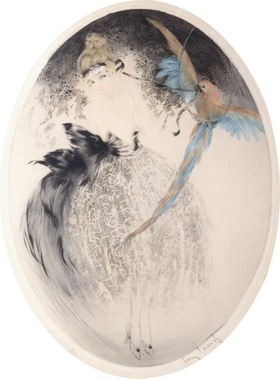 Dama con loro de Louis Icart