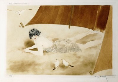 En la playa de Louis Icart