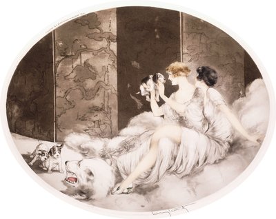 Perros pequeños de Louis Icart