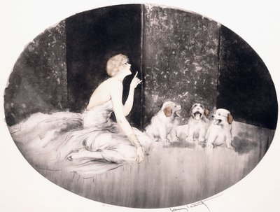 Lección de canto de Louis Icart