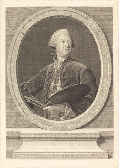 Louis Tocque de Louis Jacques Cathelin after Jean Marc Nattier