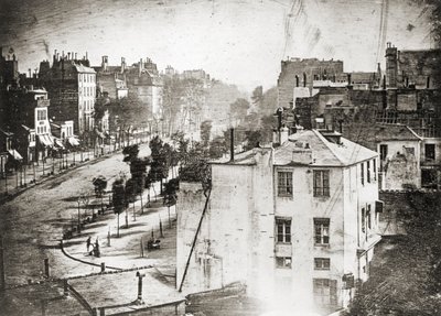Boulevard du Temple por Daguerre de Louis Jacques Mande Daguerre