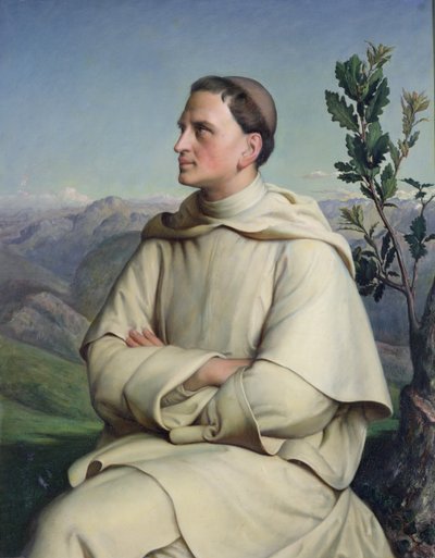Henri Lacordaire (1802-61) en Sorreze, 1847 de Louis Janmot