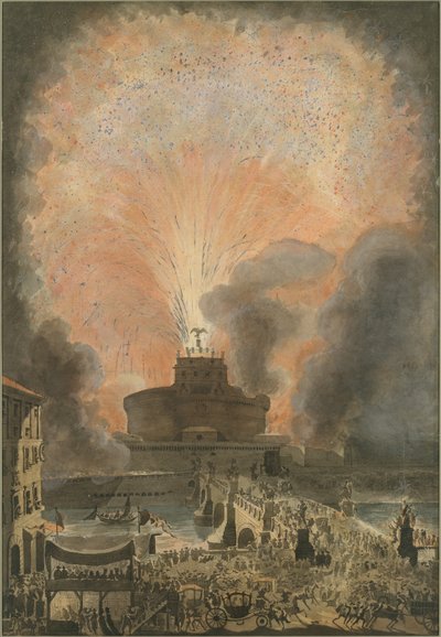 La Girandola en el Castel Sant