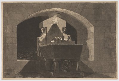Tumba con cariátides de Louis Jean Desprez