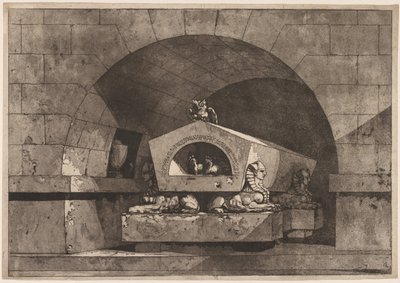 Tumba con Esfinge de Louis Jean Desprez