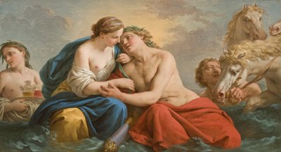 Apolo en el seno de Tetis de Louis Jean Francois I Lagrenee