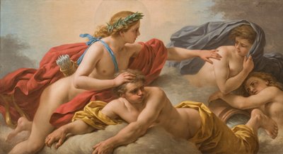 El Sol disipando los vientos y las tormentas de Louis Jean Francois I Lagrenee