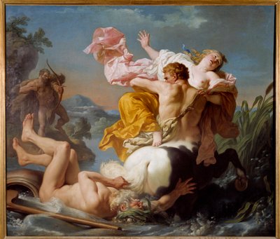 El rapto de Dejanira por el centauro Neso de Louis Jean François Lagrenée