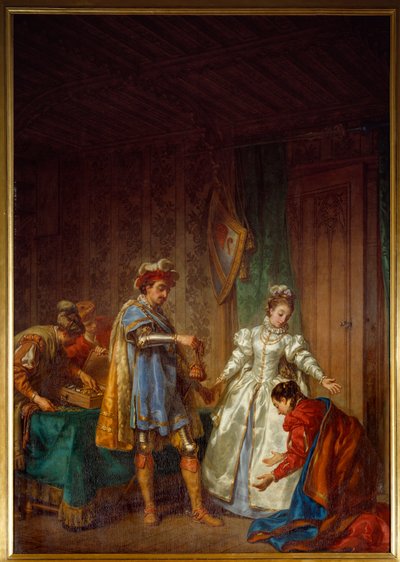 La continencia de Bayard de Louis Jean Jacques Durameau