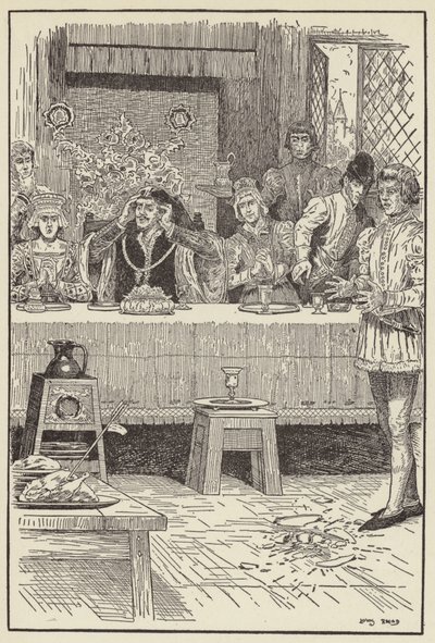Una flecha pasó silbando por la ventana abierta de Louis John Rhead