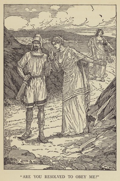 ¿Estás decidido a obedecerme? de Louis John Rhead