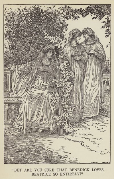 ¿Pero estás seguro de que Benedicto ama a Beatriz tan enteramente? de Louis John Rhead
