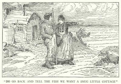 "Vuelve y dile al pez que queremos una acogedora casita" de Louis John Rhead