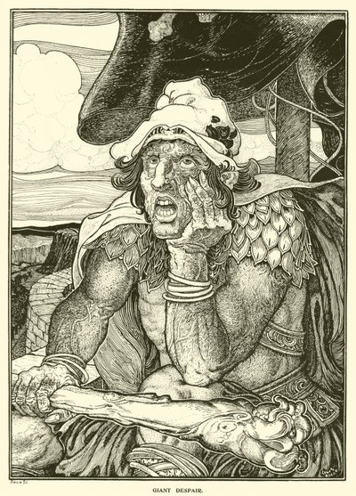 Gigante Desesperación (grabado) de Louis John Rhead