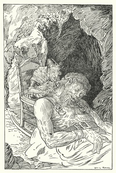 Barba dorada gigante (litografía) de Louis John Rhead