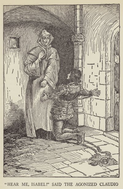 ¡Escúchame, Isabel! dijo el agonizado Claudio de Louis John Rhead