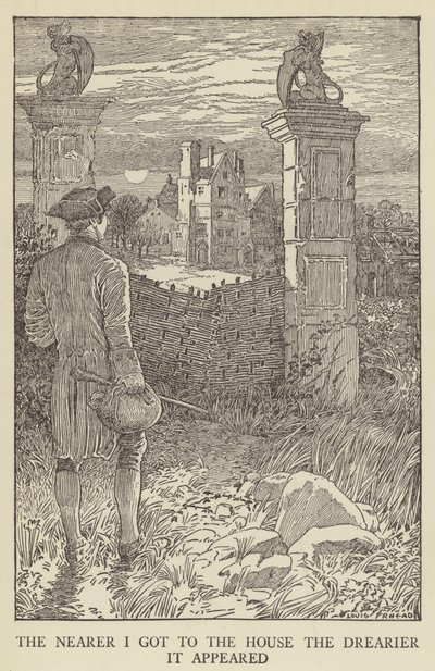 Ilustración de Secuestrado por Robert Louis Stevenson de Louis John Rhead
